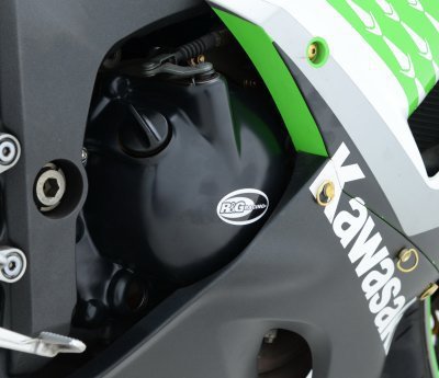 Osłona Silnika RG Racing Kawasaki Zx6-R 05-06, Prawa Strona Osłona Generatora Black