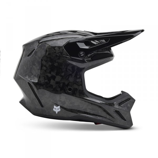 FOX KASK OFF-ROAD V3 RS CARBON SOLID BLACK