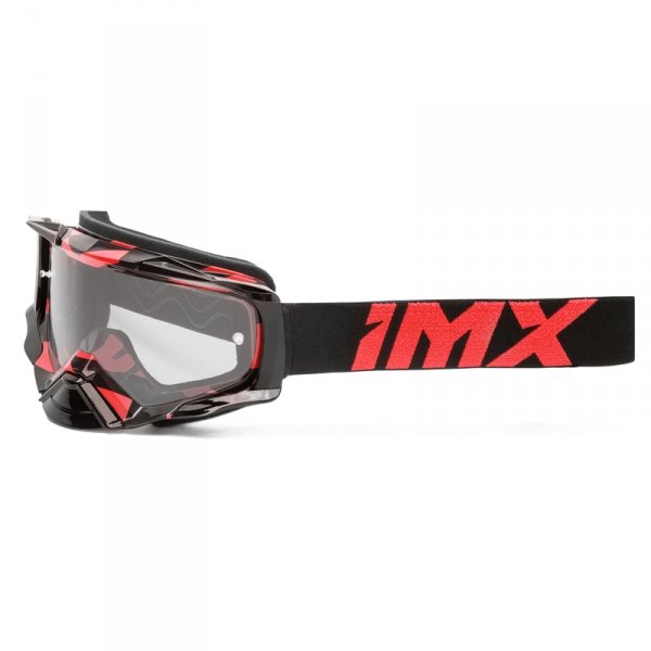 IMX GOGLE DUST GRAPHIC RED GLOSS/BLACK  DARK SMOKE