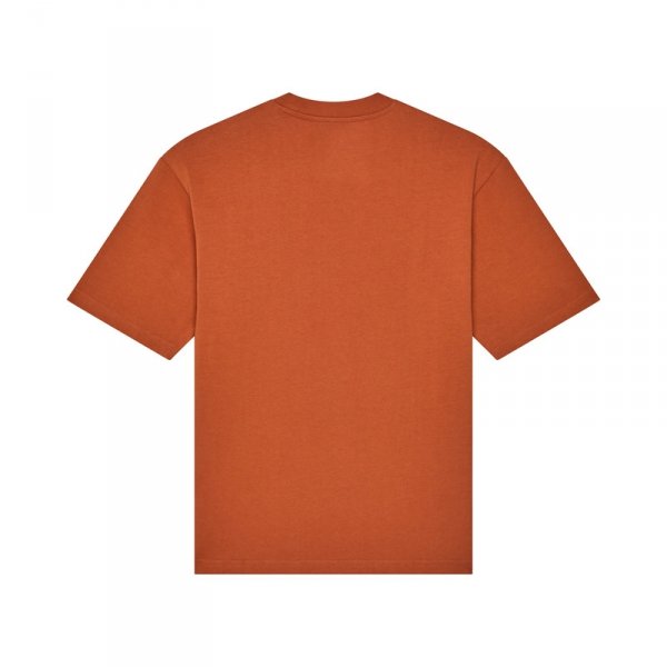 FOX T-SHIRT WORDMARK OVERSIZED CHOCOLATE