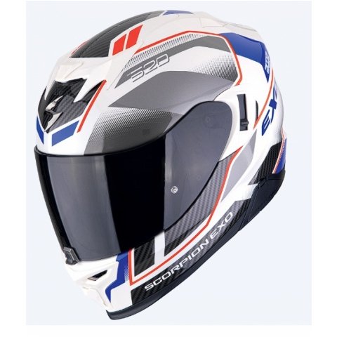 SCORPION KASK EXO-520 EVO LENA PEARL WHITE-BLUE