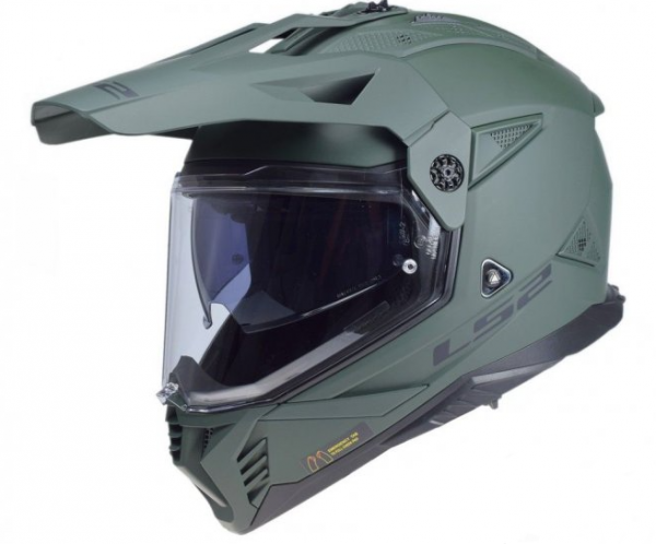 LS2 KASK ADVENTURE MX702 PIONEER II SOLID MA  GREY