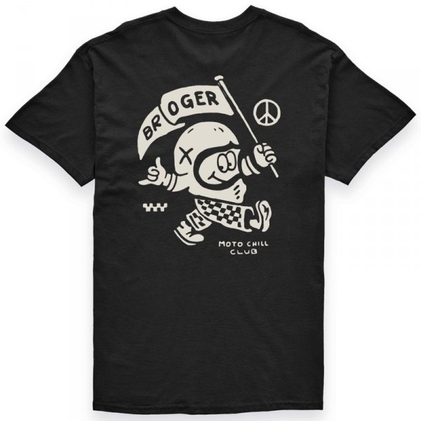 BROGER T-SHIRT RACER BLACK