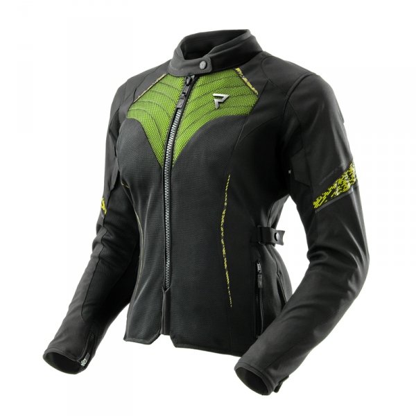 REBELHORN KURTKA TEKSTYLNA JAX LADY BLACK/FLUO YEL