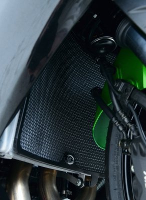Osłona Chłodnicy RG Racing Kawasaki Gtr1400 07- & Zzr1400 (Zx-14) 06- Black