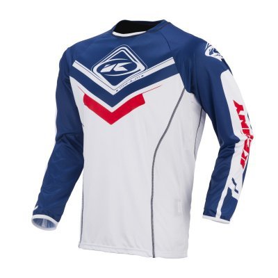KENNY KOSZULKA OFF-ROAD TITANIUM WHITE/BLUE/RED