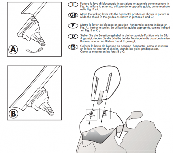 GIVI SZYBA REGULOWANA 'AIRFLOW KTM 390 / 790 / 890