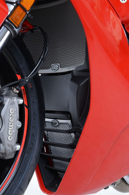Osłona Chłodnicy RG Racing Ducati Supersport (S) 17- 20/950 Supersport (S) 21- Black