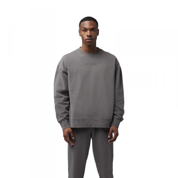FOX BLUZA CODZIENNA  WORDMARK OVERSIZED FL PEWTER