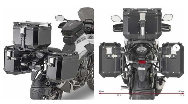 KAPPA KLO1171CAM STELAŻ KUFRÓW HOND CB 500 X 19-20