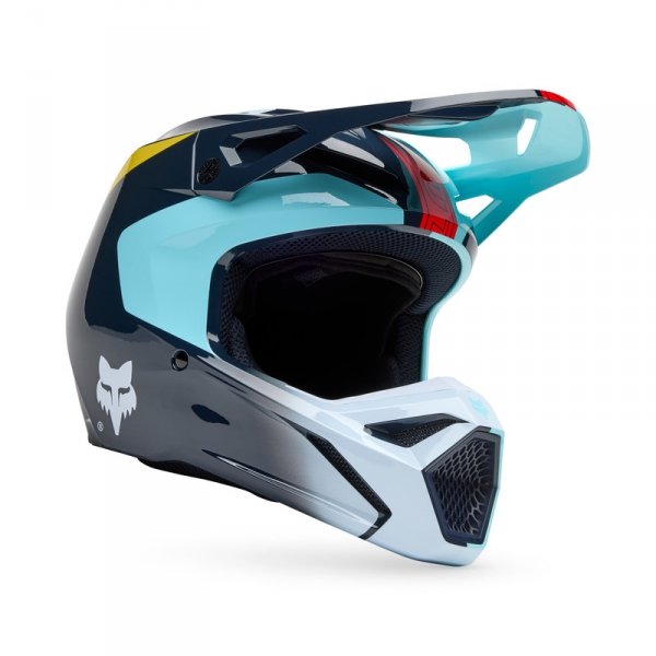 FOX KASK JUNIOR V1 ELEVATED LIGHT BLUE