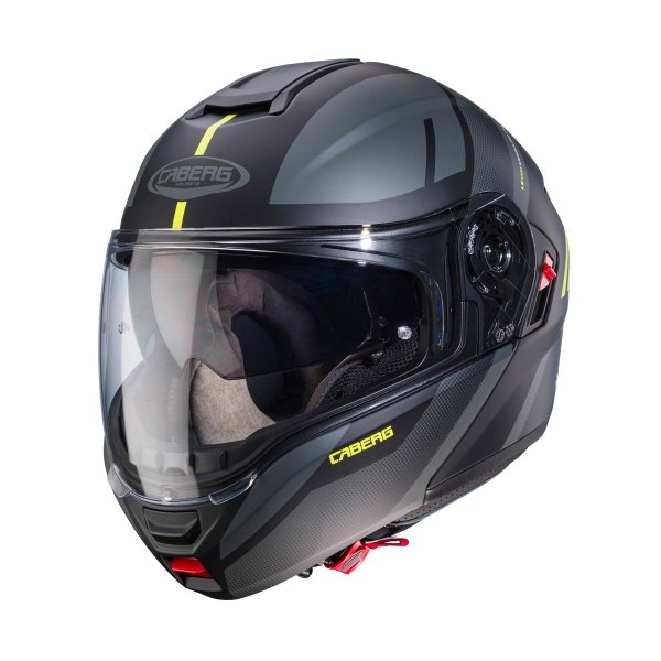 CABERG KASK SZCZĘKOWY FLIP-UP LEVO X  CZ MAT/SZ/ŻÓ