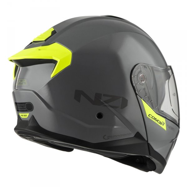 Kask Motocyklowy NZI Combi 3 Duo Solid Nouveau Nardo Grey