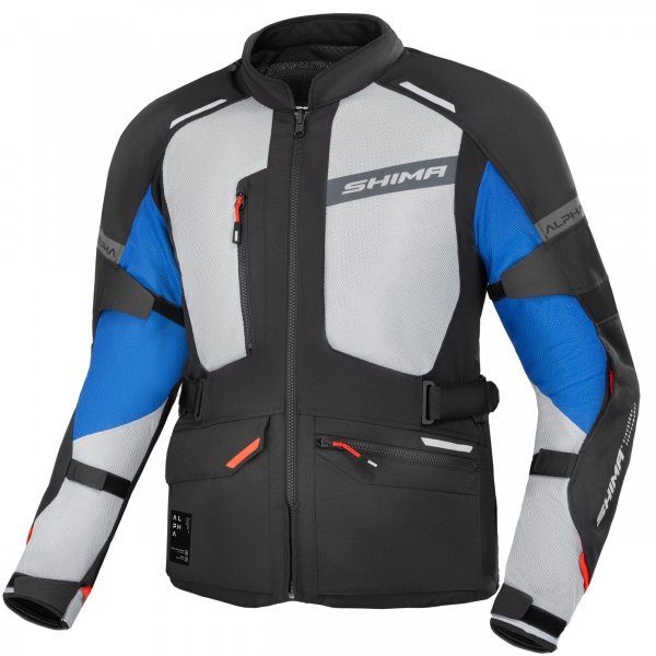 SHIMA KURTKA MOTOCYKLOWA  ALPHA MEN JKT BLUE