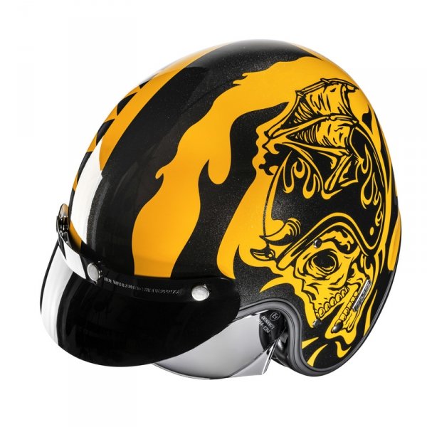 HJC KASK OTWARTY V31 FLAME YELLOW/BLACK