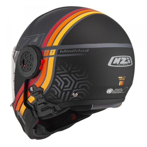 Kask Motocyklowy NZI Minimod Duo Watson Antraciteblack Antracite Matt
