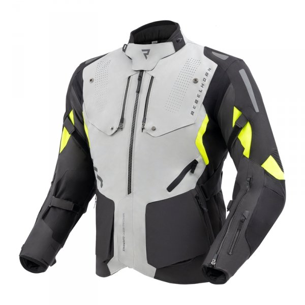 REBELHORN KURTKA TEKSTYLNA HIKER IV BLACK/GR/FL YE