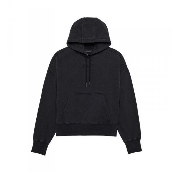 FOX BLUZA Z KAPTUREM LADY WORDMARK OVERSIZED BLACK