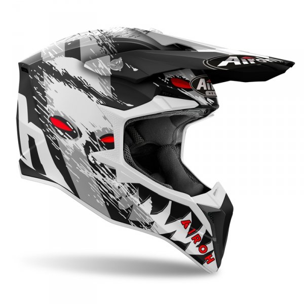 AIROH KASK OFF-ROAD WRAAAP DEMON MATT
