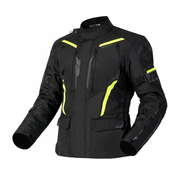 OZONE KURTKA TEKSTYLNA TOUR III BLACK/FLUO YELLOW