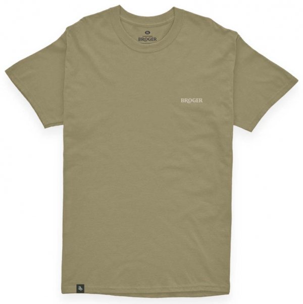 BROGER T-SHIRT MOTO CHILL CLUB OLIVE