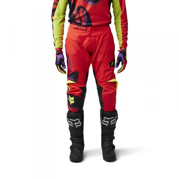 FOX  SPODNIE OFF-ROAD 180 EMOTION FLUORESCENT RED