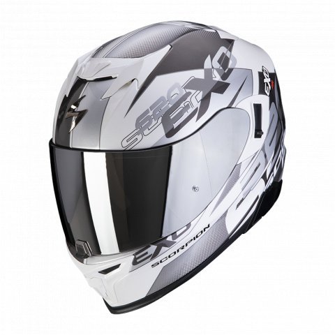 SCORPION KASK INTEGRALNY EXO-520 AIR COVER WH-SILV