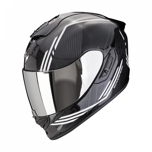 SCORPION KASK INTEG EXO-1400 II CARBON REIKA BK-WH