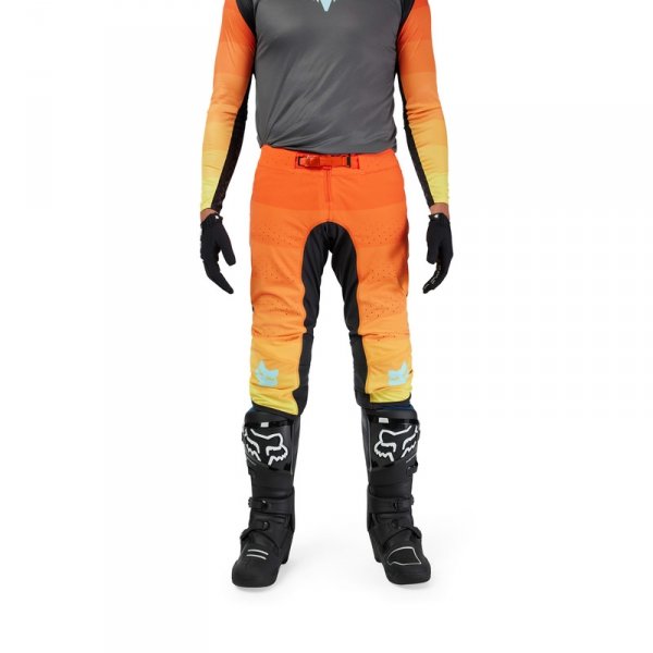 FOX SPODNIE OFF-ROAD FLEXAIR GRID BLACK/ORANGE