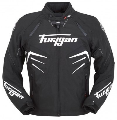 FURYGAN KURTKA MOTOCYKLOWA TEKSTYLNA SKULL WHITE