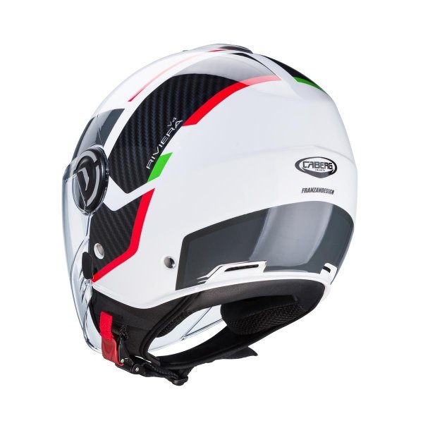 CABERG KASK OTWARTY JET Z BLENDĄ RIVIERA V4X ITALI