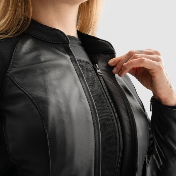 REBELHORN KURTKA SKÓRZANA MOTOCYKLOWA LADY BLACK