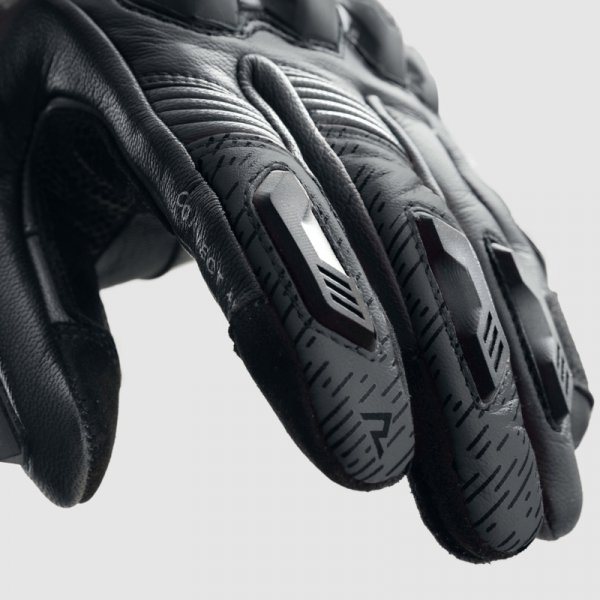 REBELHORN RĘKAWICE MOTOCYKLOWE SKÓRZANE VIPER BLAC