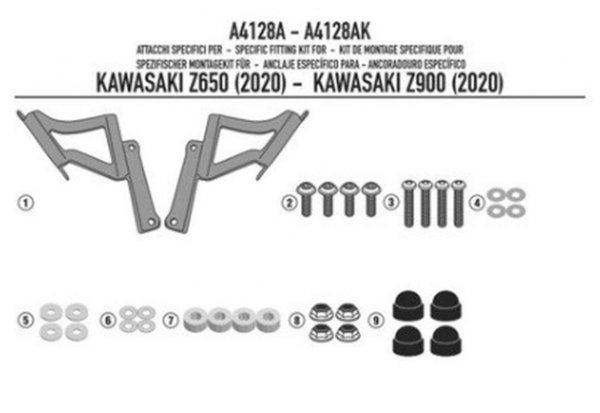 KAPPA A4128AK MOCOWANIE SZYBY 1176AK KAWASAKI Z 90