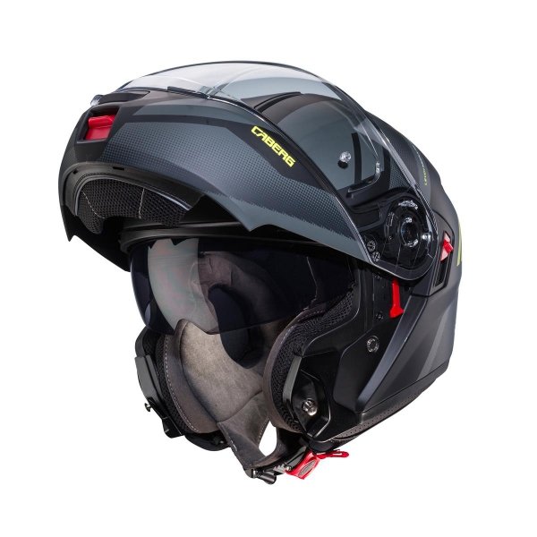 CABERG KASK SZCZĘKOWY FLIP-UP LEVO X  CZ MAT/SZ/ŻÓ