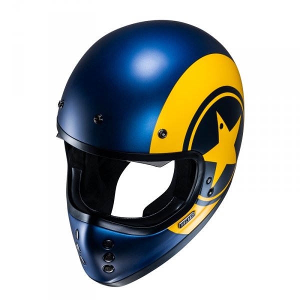 HJC KASK INTEGRACYJNY V60 NYX BLUE/YELLOW