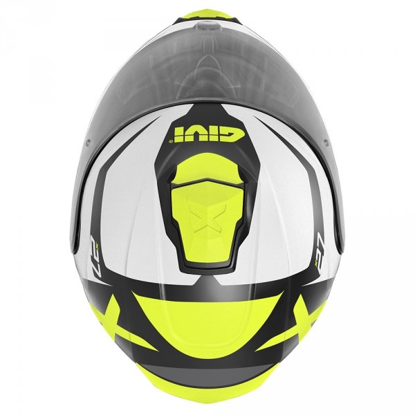 GIVI KASK X.27 DIMENSION SZCZĘKOWY BIAŁY GRAF FLUO
