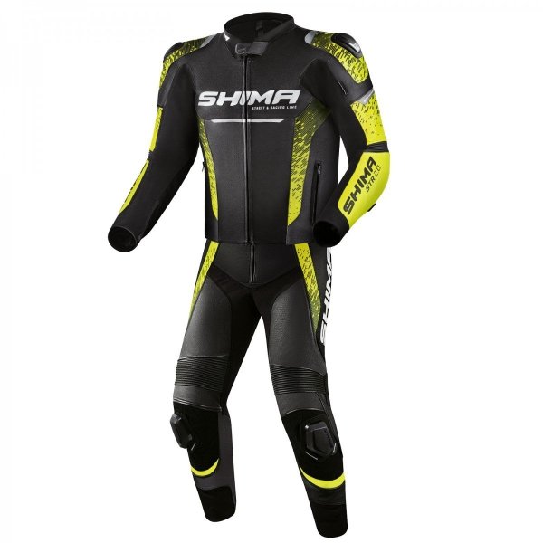 SHIMA SPODNIE MOTOCYKLOWE STR 2.0 PANT BLK FLUO