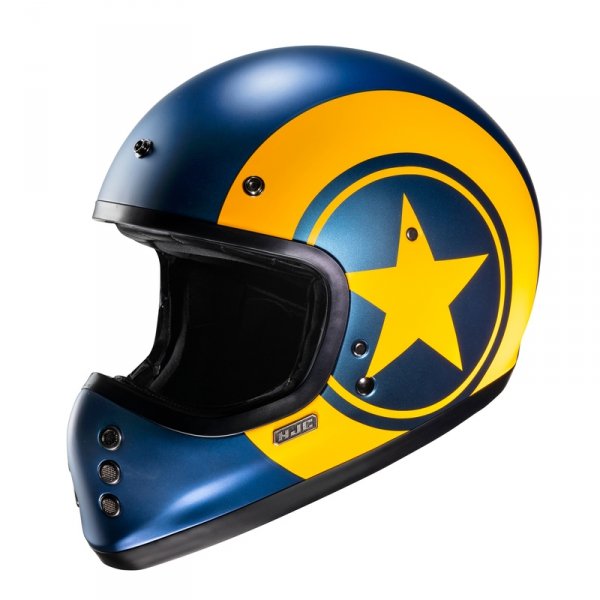 HJC KASK INTEGRACYJNY V60 NYX BLUE/YELLOW