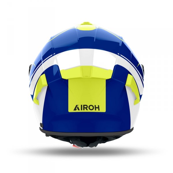 AIROH KASK INTEGRALNY SPARK 2 CHRONO BLUE/YELLOW G