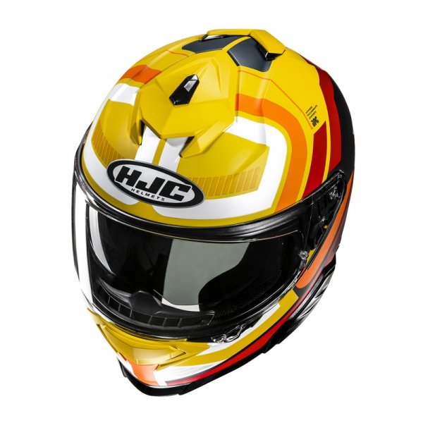 HJC KASK INTEGRALNY I71 VIZ YELLOW/RED