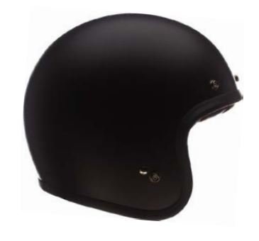 BELL KASK OTWARYT CUSTOM 500 ECE6 MATT BLACK