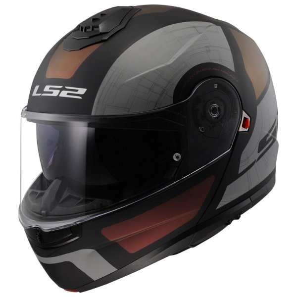LS2 KASK SYSTEMOWY FF908 STROBE II ORION M.BL.PUR