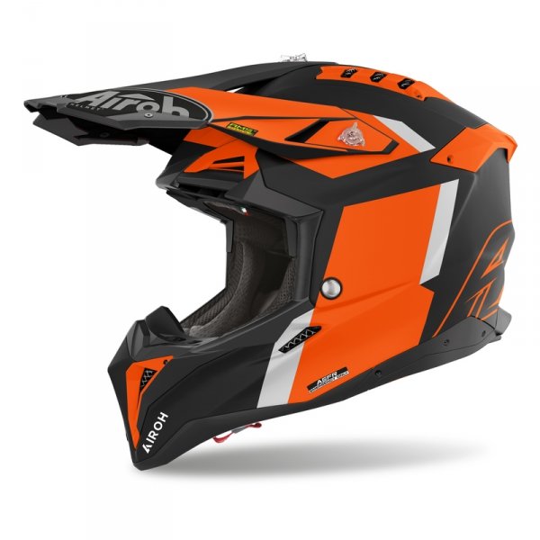 AIROH KASK OFF-ROAD  AVIATOR 3 GLORY ORANGE MATT