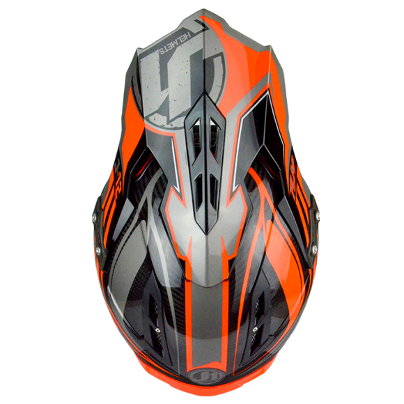 KASK JUST1 J12 FLAME BLACK-ORANGE