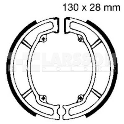 Szczęki hamulcowe komplet EBC 506 4200129 YY125T-19, Yamaha XT 350, DT 80