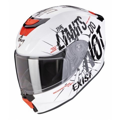 SCORPION KASK INTEGRALNY EXO-JUNIOR AIR BOUM WH-BK