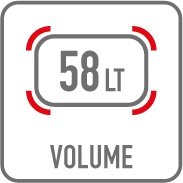 GIVI KUFER CENTRALNY V58 MAXIA 5 (58LT)