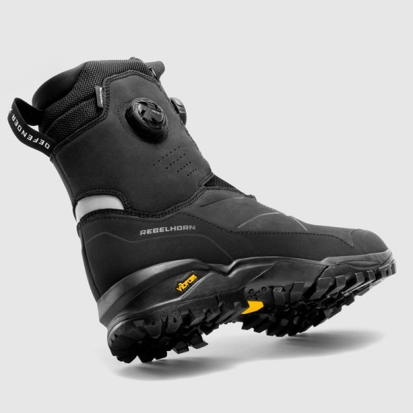 REBELHORN BUTY MOTOCYKLOWE DEFENDER-X BLACK
