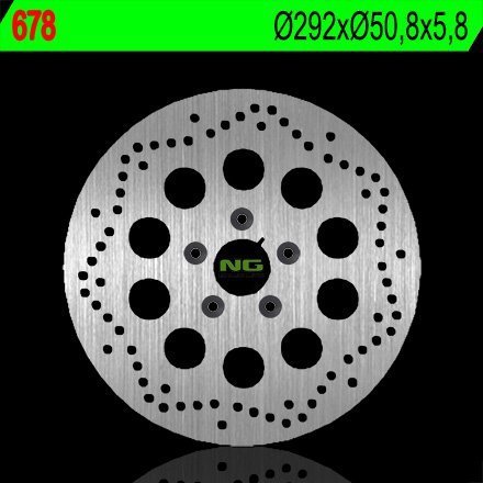 NG678 TARCZA HAMULCOWA HARLEY DAVIDSON 883 '84-'98, 1340 '84-'98 (292X5,5X5,8) (5X8,5MM)